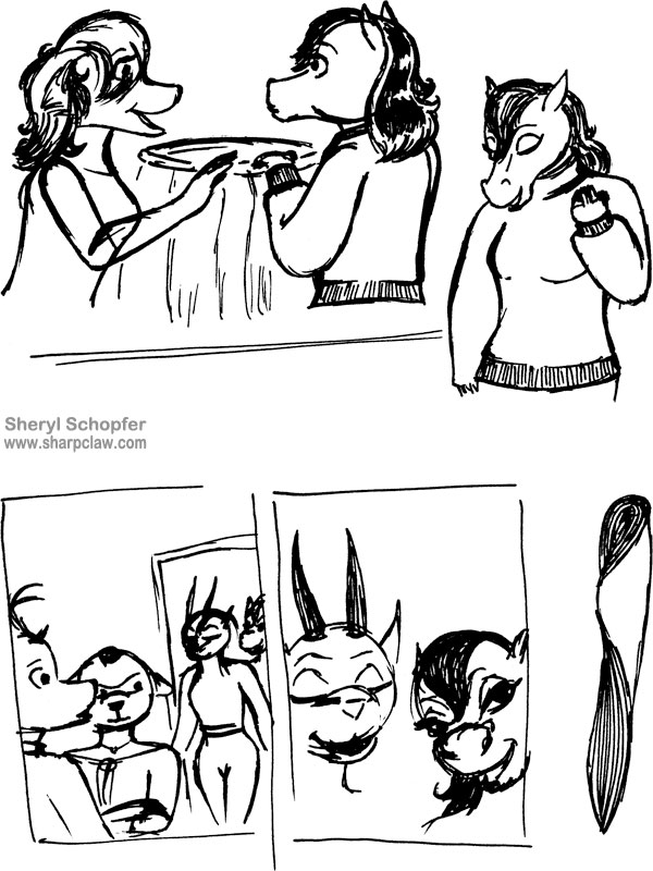 Deer Me Art: Comic Sketches
