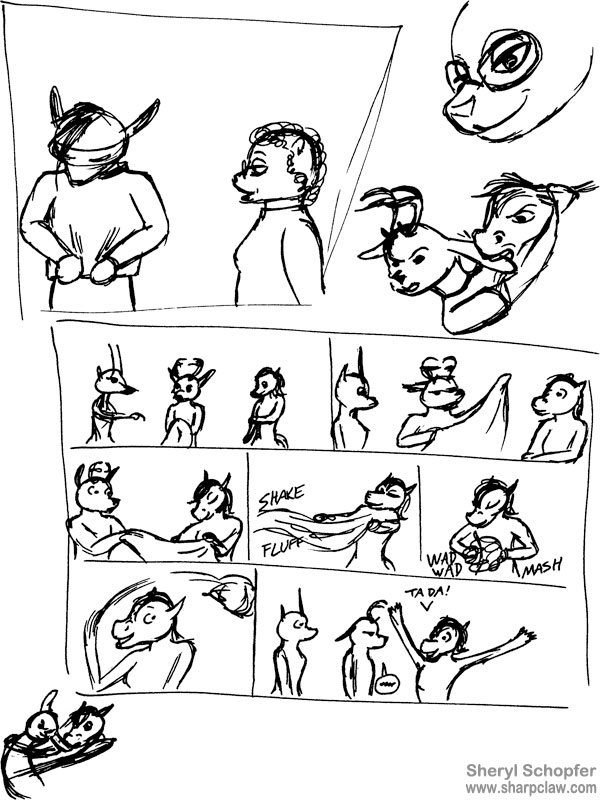 Deer Me Art: Comic Sketches