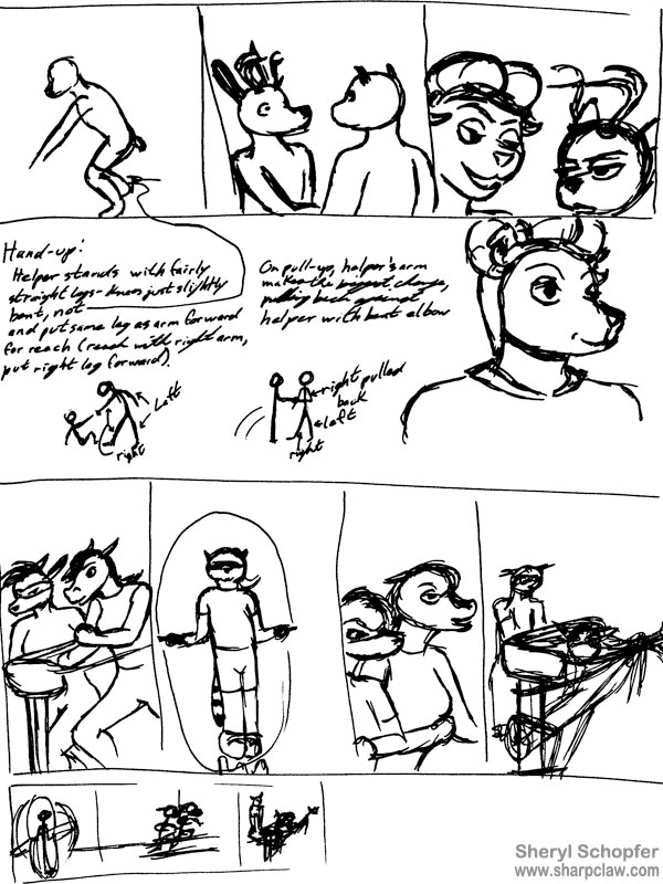 Deer Me Art: Comic Sketches