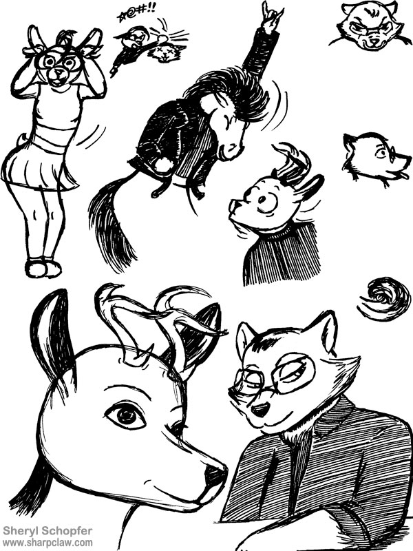Deer Me Art: Character Doodles