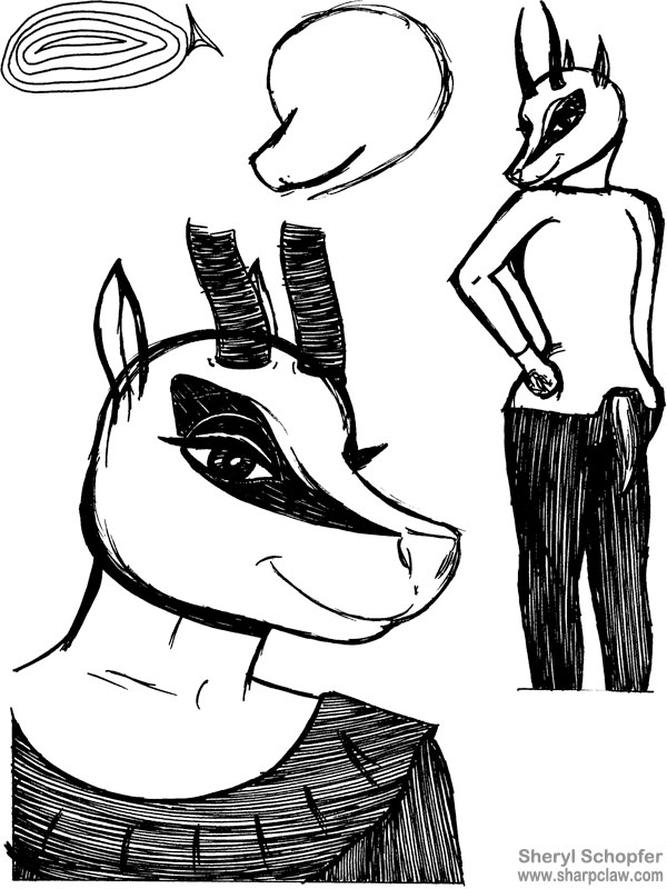 Deer Me Art: Rasha Sketches