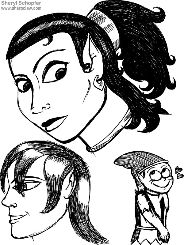 Miscellaneous Art: Elves