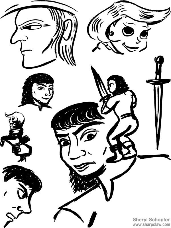 Miscellaneous Art: Character Design Experiments