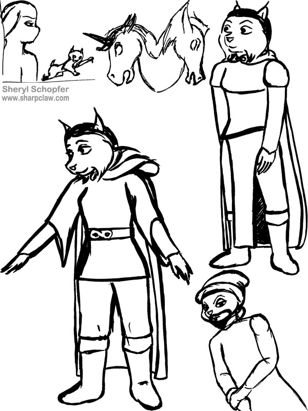 Sharpclaw Art: Zeal Sketches