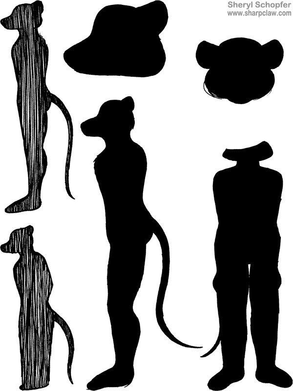 Sharpclaw Art: Loden Silhouette