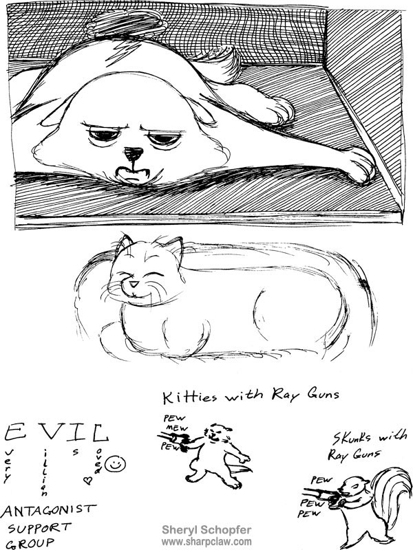 Miscellaneous Art: Cat Sketches