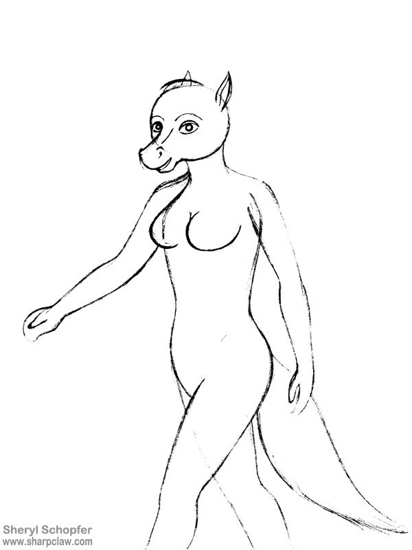 Deer Me Art: Velvet WIP