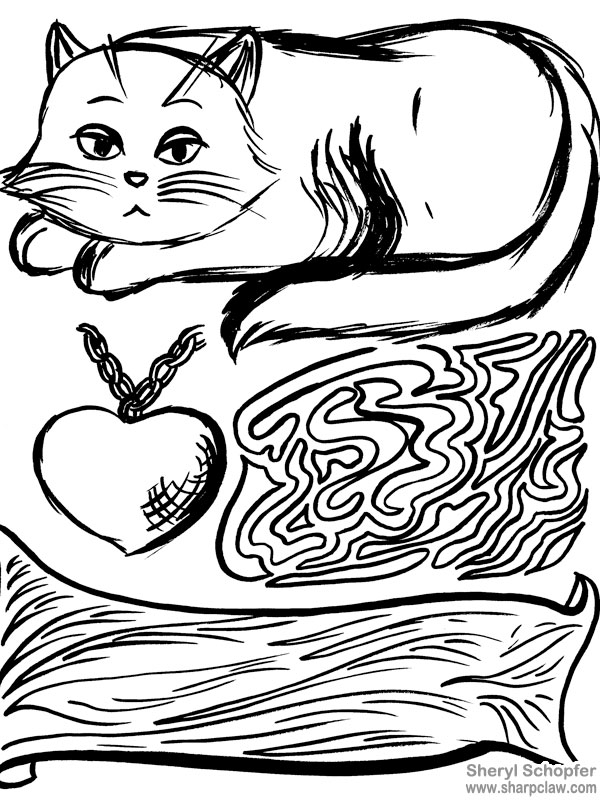 Miscellaneous Art: Cat Sketch And Doodles