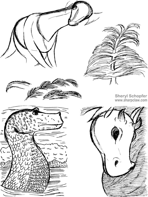 Miscellaneous Art: Dragon Sketches