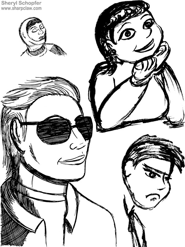 Miscellaneous Art: Human Sketches