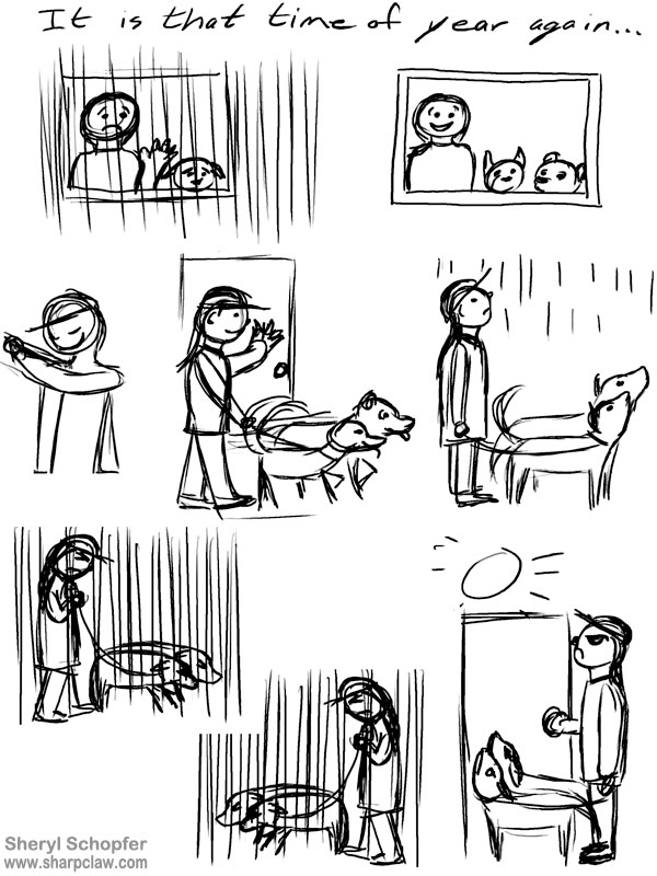 Pet Diary Art: Rain