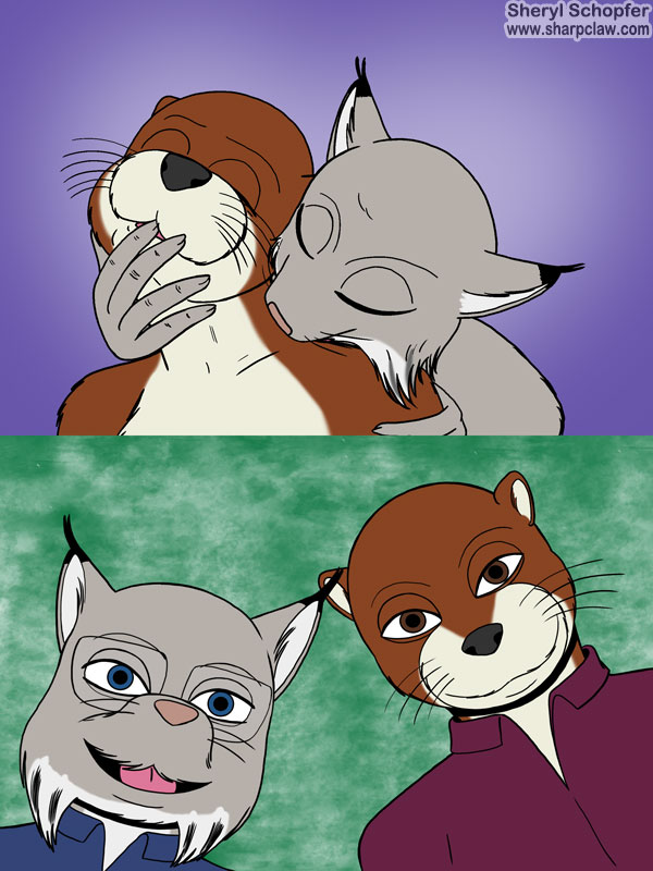 Miscellaneous Art: Lynx And Otter