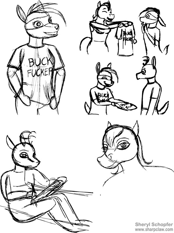 Deer Me Art: Profane Shirt