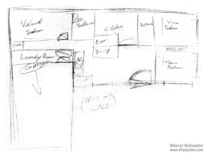 Deer Me Art: House Floor Plan