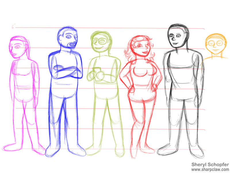 Miscellaneous Art: Character Line-Up