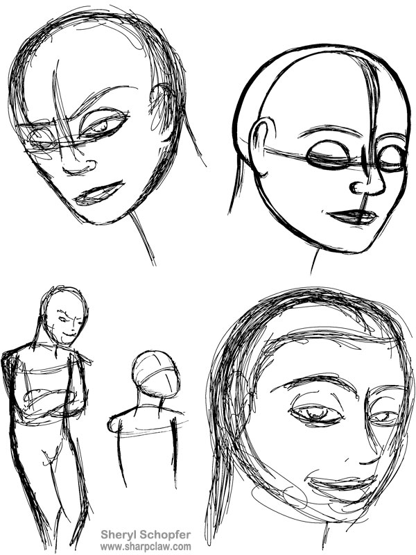 Miscellaneous Art: Expression Sketches