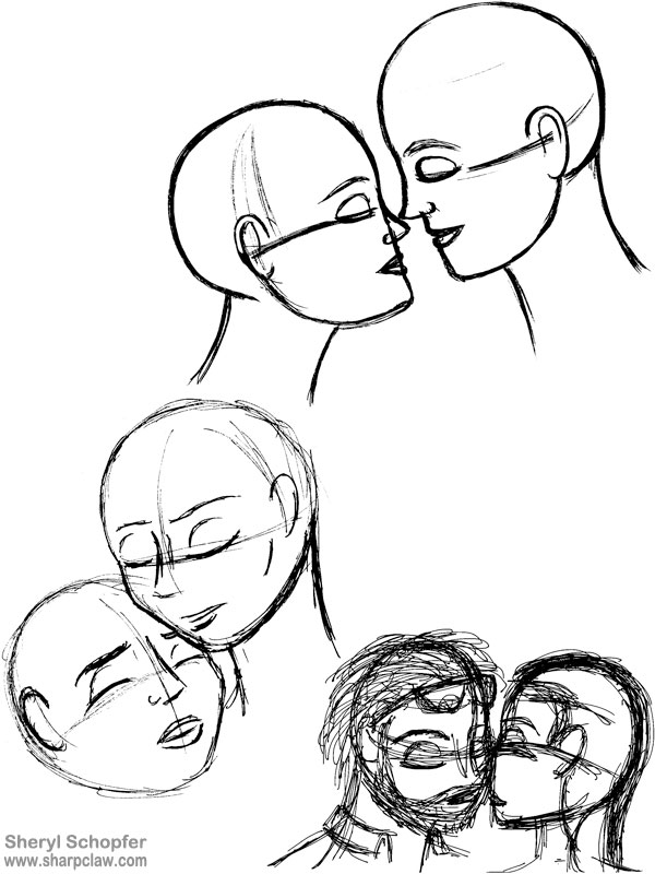 Miscellaneous Art: Kiss Sketches