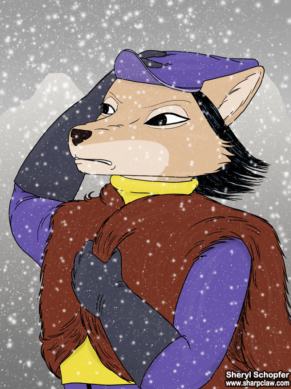 Sharpclaw Art: Trenchant in Snow Storm