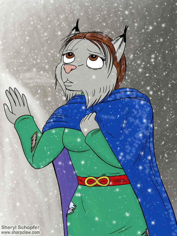 Sharpclaw Art: Zeal in Snow Storm