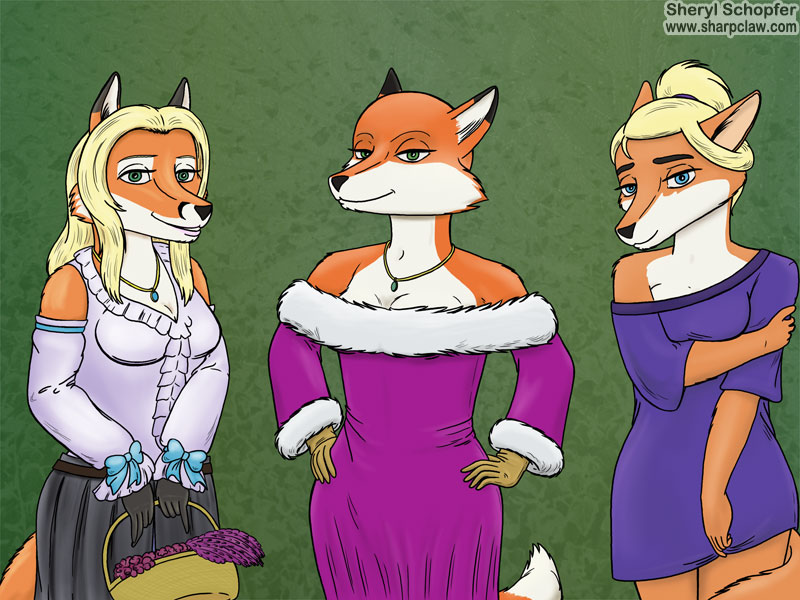 Fan Art: Red Vixen Trio