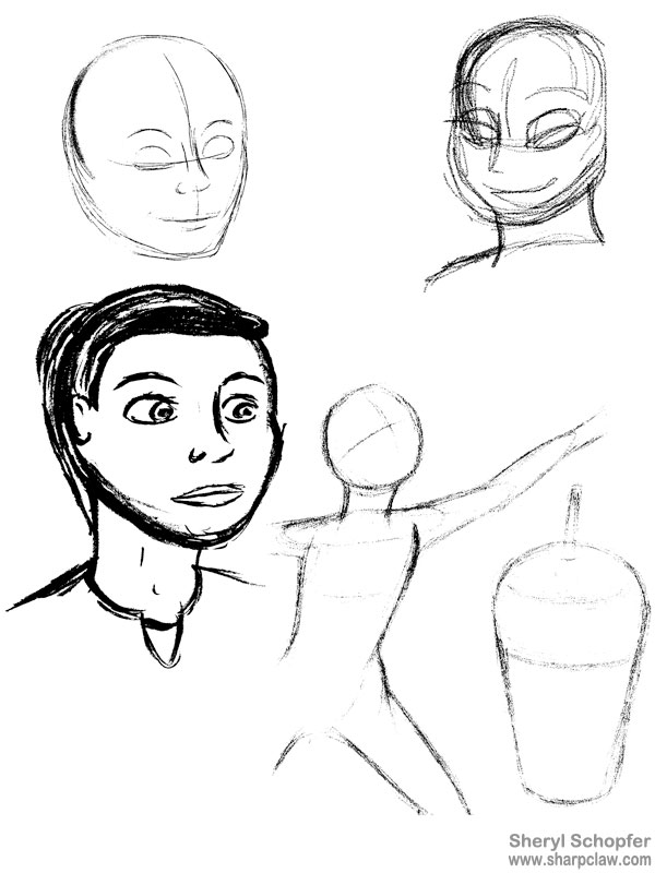 Miscellaneous Art: Human Faces