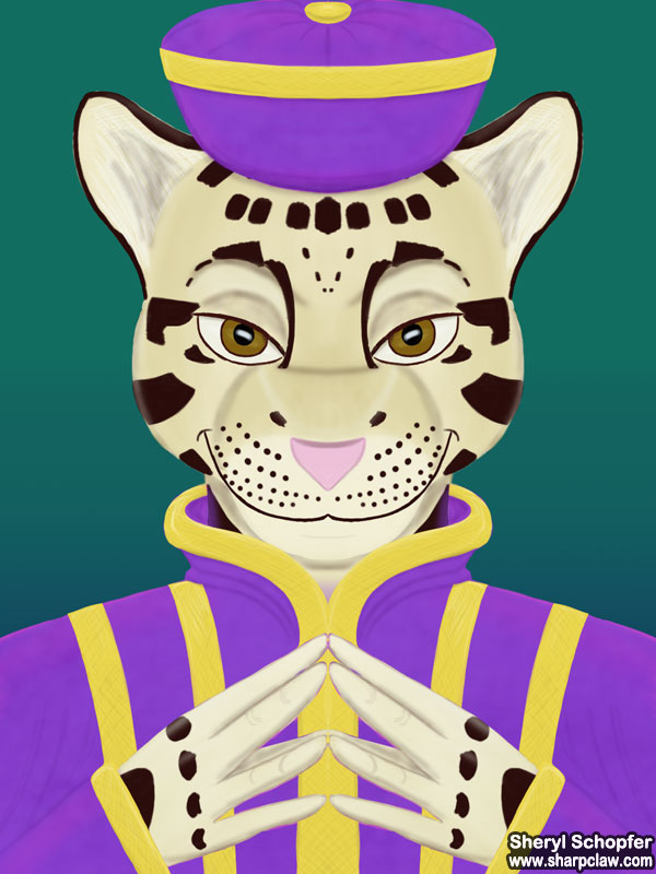 Sharpclaw Art: Clouded Leopard Merchant