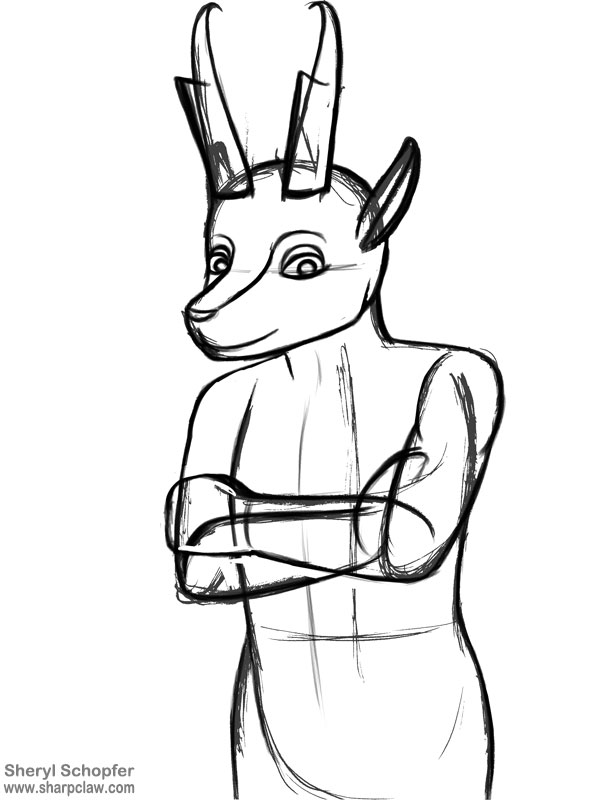 Deer Me Art: Aaron Sketch