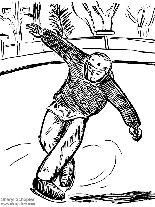 Miscellaneous Art: Ice Skater