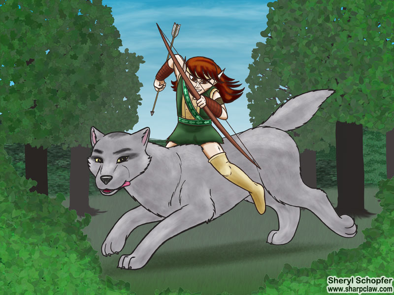 Fan Art: ElfQuest: Strongbow And Lashpaw