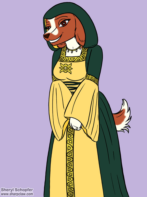 Sharpclaw Art: Heather Gown