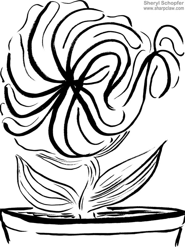 Miscellaneous Art: Flower Doodle