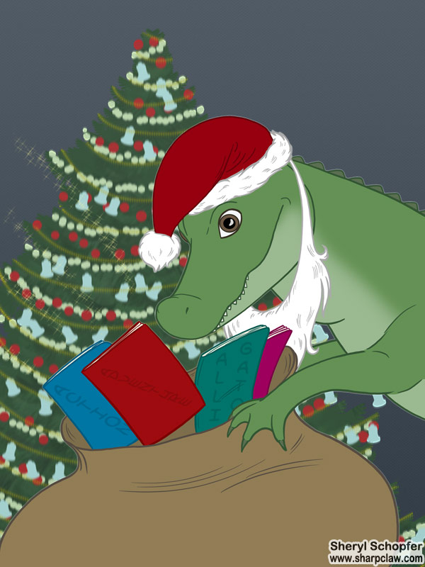 Fan Art: Alligator Santa