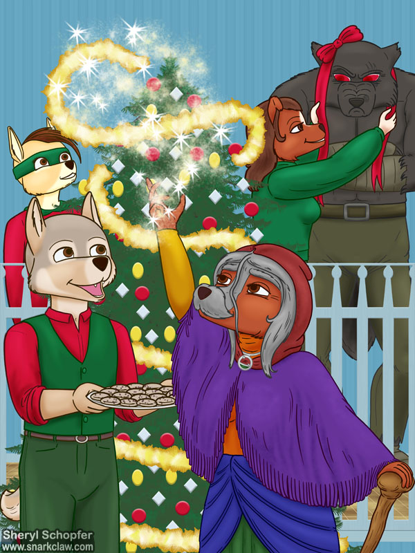 Deer Me Art: Christmas with Sharpclaw