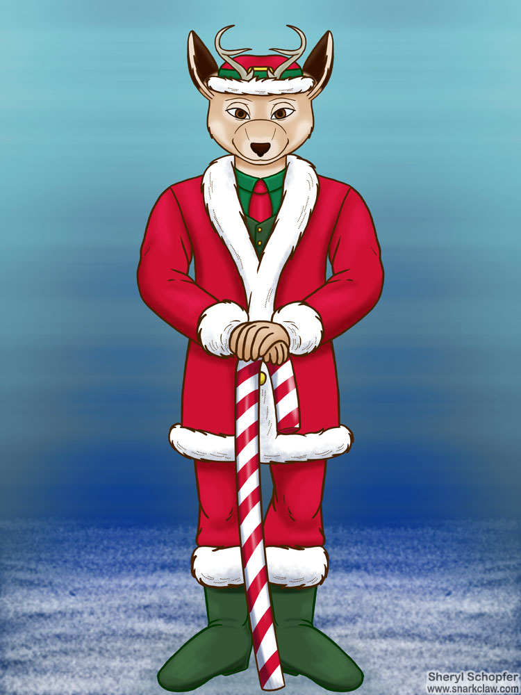 Deer Me Art: Dapper Christmas Thomas
