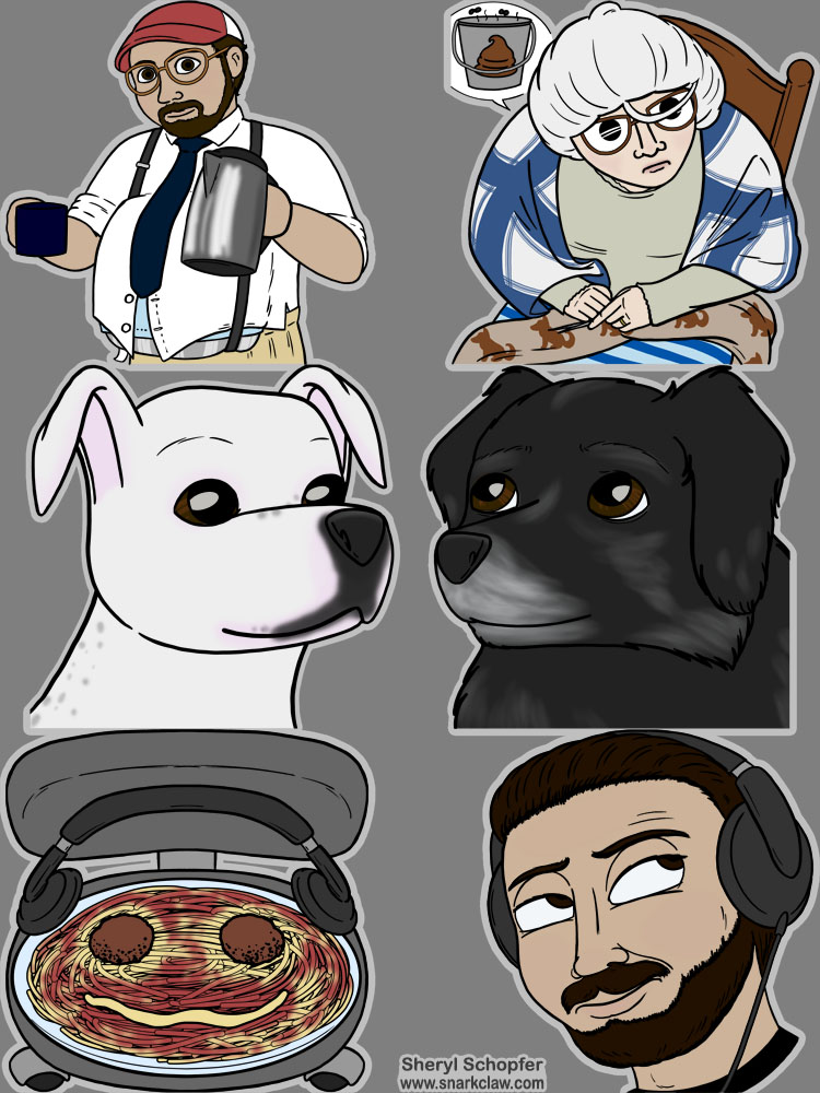 Fan Art: LWC Stickers