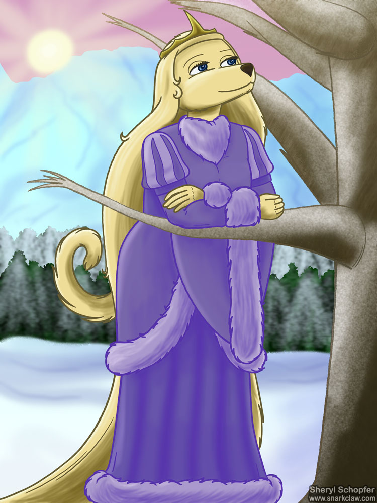 Sharpclaw:  Queen Rapunzel in Winter
